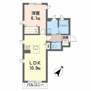 シャーメゾンＬｉｂｅｒｔｅ A0203号室