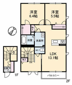 シャーメゾン　アルージュ 201号室