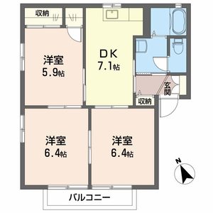 ファーブル衣干　Ａ棟 A0201号室