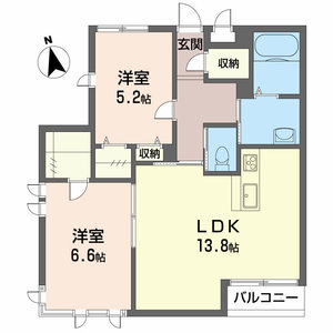 シャーメゾンガーデン福島　Ｂ棟 B201号室