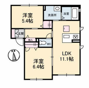 シャーメゾン善通寺町　Ｂ棟 B102号室