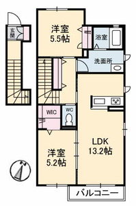 プロヌーブ郡家Ⅱ 201号室