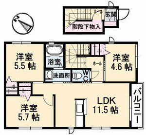 クラヴィエ　Ａ棟 A0201号-14