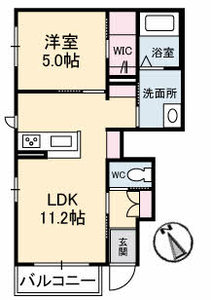 グリシーヌ　凛 101号室