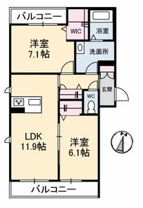 ゼディオン西深津 A0303号室