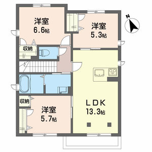 シャーメゾン　サン　フローリッシュ＋ｐｌｕｓ 203号-14