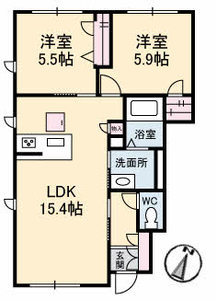 メイソン　ブランシュ　Ａ棟 A102号室