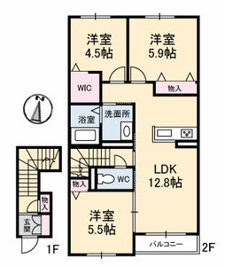 グリーンヒルズほことり　七番館 A0203号室