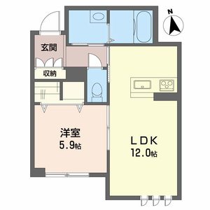 ベレオ昭和　Ａ棟 102号-3