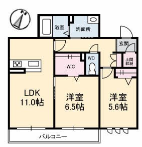 アルフラット津森町 203号室