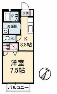 ドミール多治米　Ａ棟 A0205号室