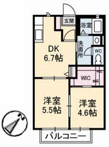 シャンティ　アオギⅡ　Ｅ棟 E0102号-16