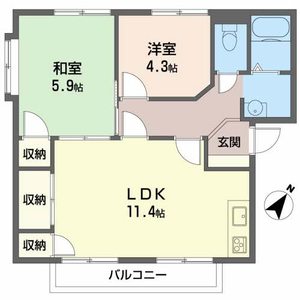 コートハウスコスモス　Ｃ棟 C0102号室