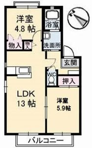 キングハイツ滝河内 B棟 B0102号-16