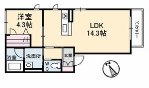 アルフラットＳⅡ 201号室