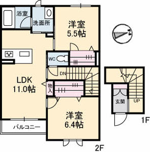 ロランジュ A0201号室