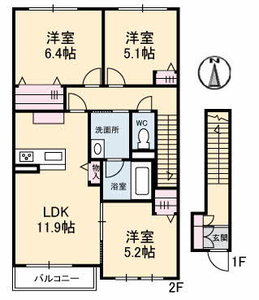 アヴィーロード今保 A棟 A0202号-16