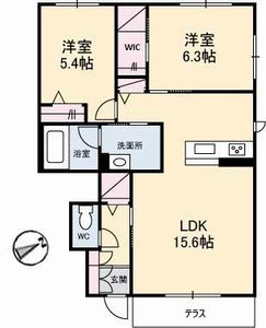 パピリオ・タウン　Ｂ棟 B0103号室
