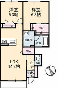 パピリオ・タウン　Ｄ棟 D0112号室
