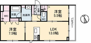 メゾン　デ　ルポ英（はなぶさ） A0201号室