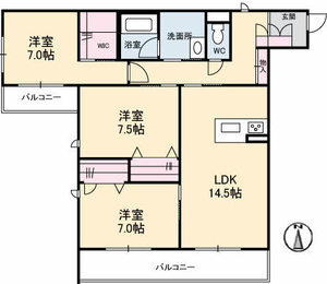 シャーメゾンステージ新山口駅前　Ｂ棟 B0201号室