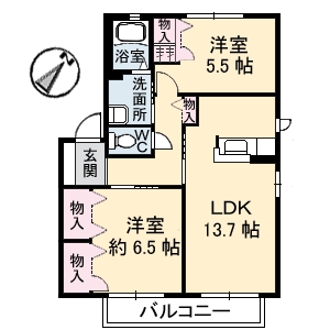 フレベールメゾン J棟 A0201号-3