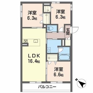 ベレオ道後 A0102号室