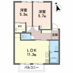 ドミール富永　Ｃ棟 C0107号室