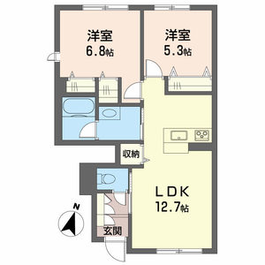 シャーメゾンガーデン松茂 D棟 A106号-16