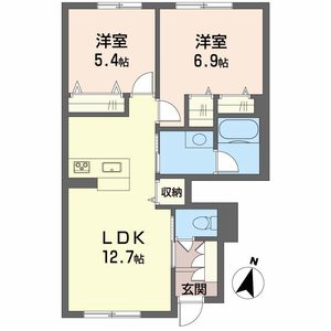 シャーメゾンガーデン松茂　Ｄ棟 A105号-7