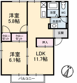 グレースフジ　Ｂ棟 B201号室