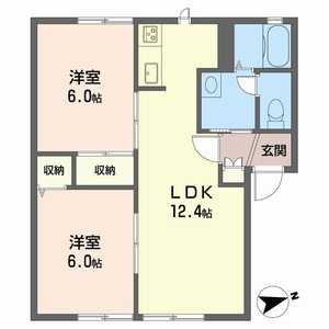 ノースウィング保免　Ａ棟 A0103号室