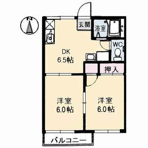 チューリップハイツ　Ｂ棟 B0202号室