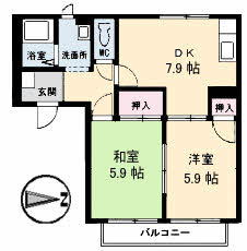 フレグランスＡ・Ｓ　Ｄ棟 103号室