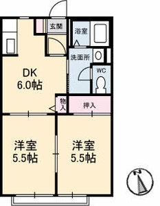 メゾンプリンキピアＡ棟 A201号-2