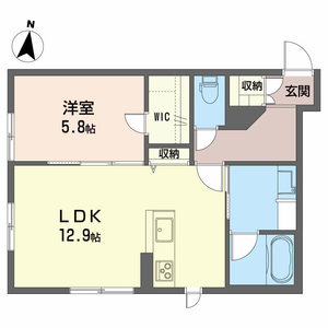 シャーメゾン　莉Ⅰ 102号室