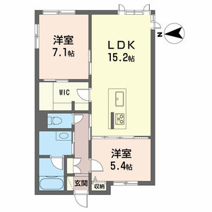 ベレオ杏樹【ＢＥＬＳ認証】 102号室