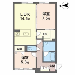 ベレオ杏樹【ＢＥＬＳ認証】 106号室