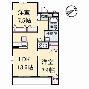 グランマスト多治米　Ｂ棟 B0105号室