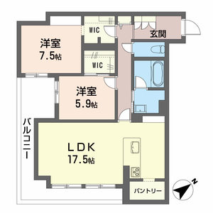 ベレオガーデンズ　Ｍｉｗａ 201号室
