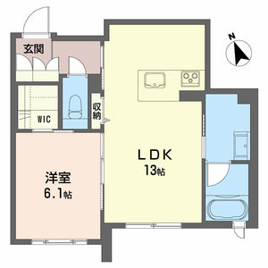 ベレオガーデンズＨＡＴＡ 103号室