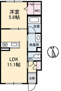ラルーチェ国富 A0102号室