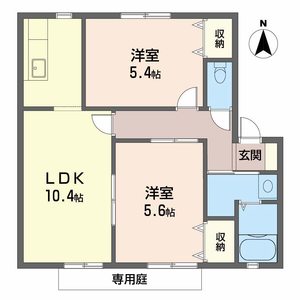 ウィンディアＵＷＡＢＡＲＡ　Ｂ棟 B0102号室