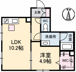 シャーメゾン　フォルティス A0102号室