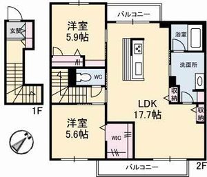 アンソレイユ A棟 A0202号-15