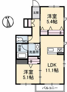 シャーメゾン　アベリア A0103号室