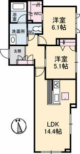 Ｌａ　ｐｅｉｎｔｕｒｅ A0105号室