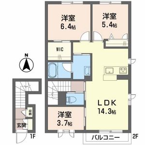 シャーメゾン瀬戸内 201号室