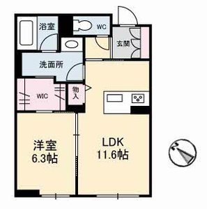 ラプレスタージュ A0104号室