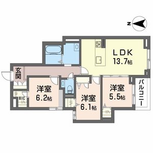 シャーメゾンステージ古川西　Ｂ棟 B0105号-16